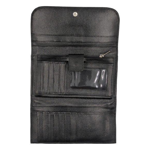 Leather Convertible Backpack with Wallet - Picture 4 of 6